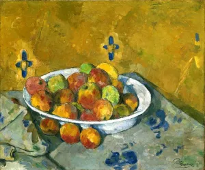 The Plate of Apples by Paul Cezanne Oil Painting