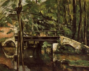 The Pont de Maincy Oil painting by Paul Cezanne