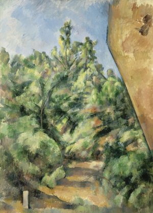 The Red Rock by Paul Cezanne Oil Painting