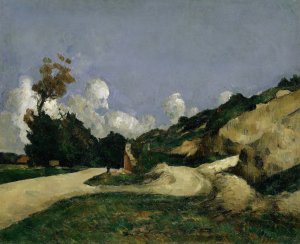 The Road by Paul Cezanne Oil Painting