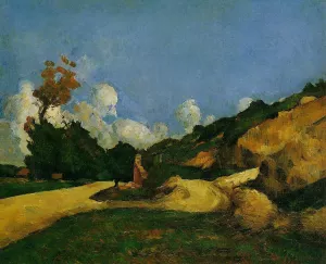 The Road by Paul Cezanne - Oil Painting Reproduction