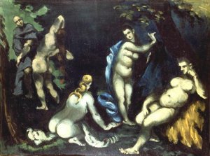 The Temptation of Saint Anthony by Paul Cezanne Oil Painting