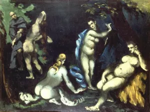 The Temptation of Saint Anthony by Paul Cezanne - Oil Painting Reproduction