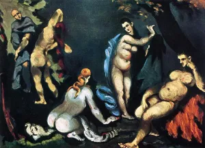 The Temptation of Saint Anthony painting by Paul Cezanne