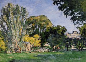 The Trees of Jas de Bouffan by Paul Cezanne Oil Painting