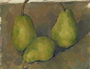 Three Pears by Paul Cezanne Oil Painting