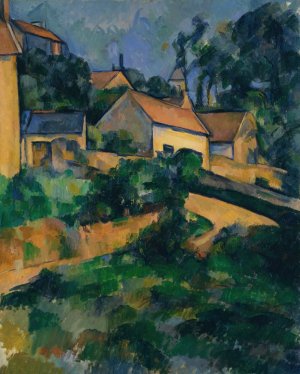 Turning Road at Montgeroult by Paul Cezanne Oil Painting