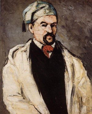 Uncle Dominique also known as Man in a Cotton Hat by Paul Cezanne Oil Painting