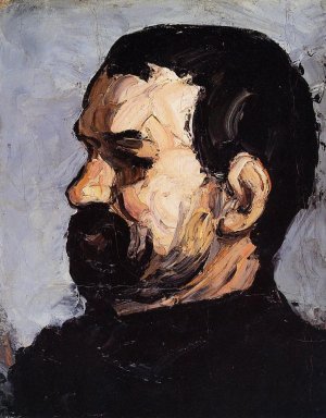 Uncle Dominique in Profile by Paul Cezanne Oil Painting