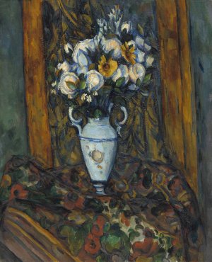 Vase of Flowers by Paul Cezanne Oil Painting