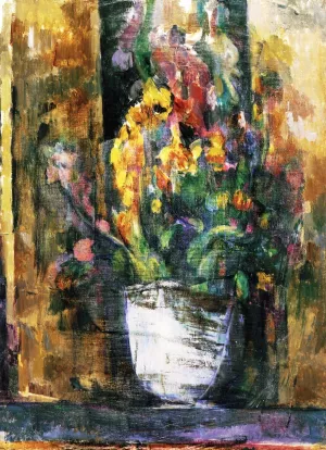Vase of Flowers by Paul Cezanne Oil Painting