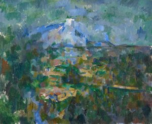 View of Mount Sainte-Victoire from Les Lauves by Paul Cezanne Oil Painting