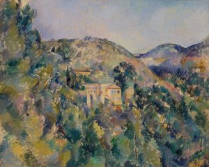 View of the Domaine Saint-Joseph by Paul Cezanne Oil Painting