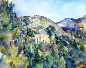 View of the Domaine Saint-Joseph by Paul Cezanne - Oil Painting Reproduction