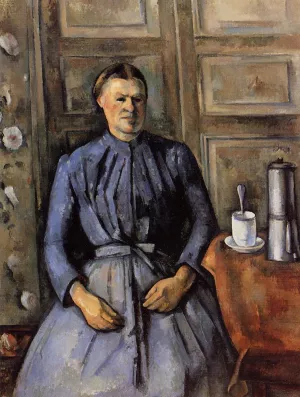 Woman with a Coffeepot by Paul Cezanne Oil Painting