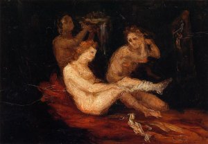 Women Dressing by Paul Cezanne Oil Painting