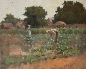 Cabbage Patch by Paul Cornoyer Oil Painting