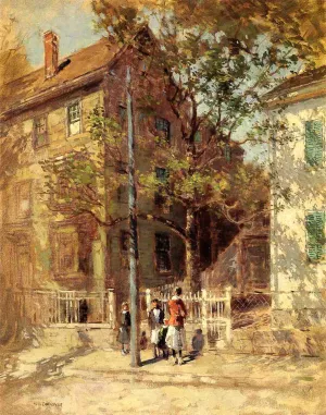 Gloucester painting by Paul Cornoyer