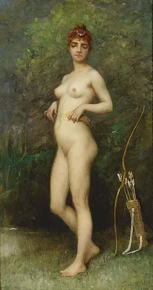 Diana Chasseresse by Paul-Desire Trouillebert Oil Painting