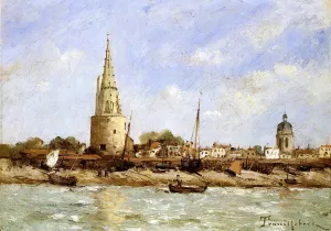 La Rochelle Oil painting by Paul-Desire Trouillebert