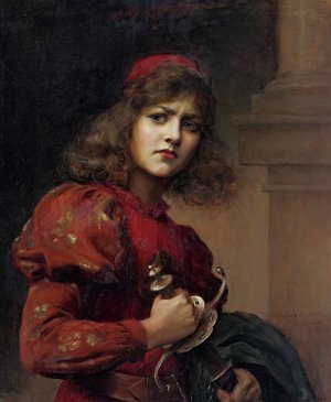 St. Joan Of Arc by Paul De La Boulaye Oil Painting