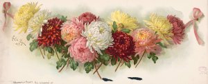 A cluster of beauty by Paul De Longpre Oil Painting