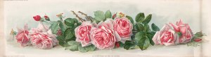 La France roses by Paul De Longpre Oil Painting