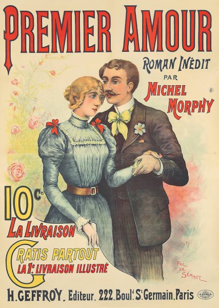 Premier Amour by Paul De Semant - Hand-Painted Oil Painting Reproduction