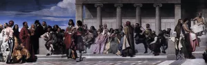 Hemicycle Detail by Paul Delaroche - Oil Painting Reproduction