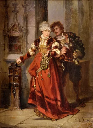 A Noble Admirer painting by Paul Emanuel Gaisser