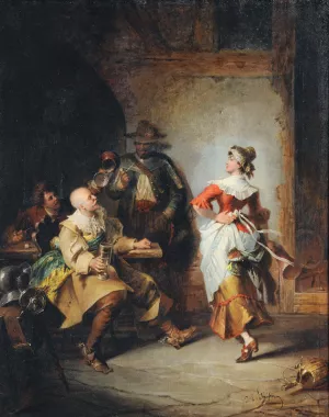 Invitation to the Dance painting by Paul Emanuel Gaisser