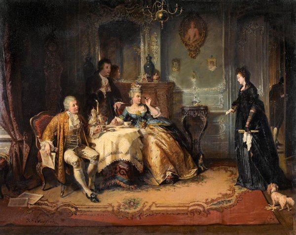 Main Product Photo of The Letter Painting by Paul Emanuel Gaisser