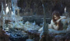 Jeune Naiade by Paul Emile Chabas Oil Painting