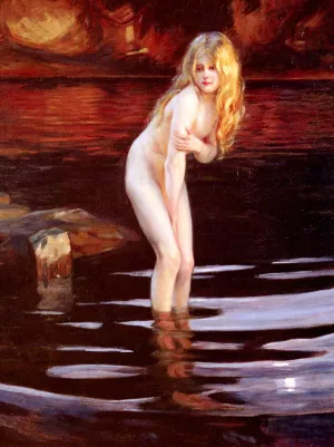 La Baigneuse by Paul Emile Chabas Oil Painting