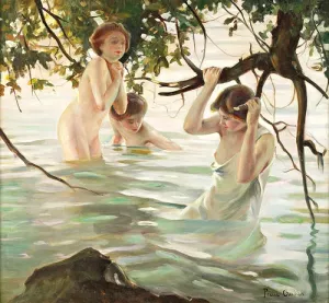 Naiades by Paul Emile Chabas Oil Painting