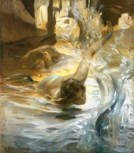 Main Product Photo of Sirens Painting by Paul Emile Chabas