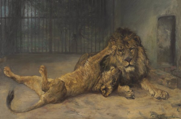 Main Product Photo of Unwanted Affection Painting by Paul Friedrich Meyerheim