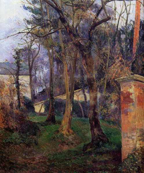 Main Product Photo of Abandoned Garden, Rouen Painting by Paul Gauguin