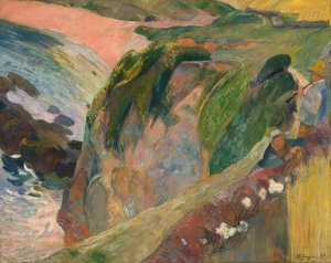 Above The Sea by Paul Gauguin Oil Painting