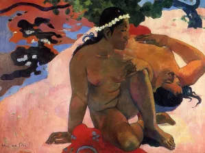 Aha oe Feii also known as What! Are You Jealous painting by Paul Gauguin