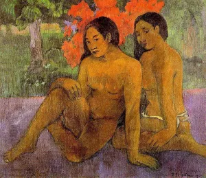 And the Gold of Their Bodies Oil painting by Paul Gauguin