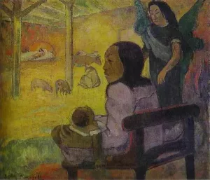 Baby also known as The Nativity by Paul Gauguin - Oil Painting Reproduction
