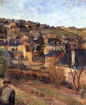 Blue Roofs, Rouen by Paul Gauguin Oil Painting