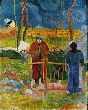 Bonjour Monsieur Gauguin by Paul Gauguin Oil Painting
