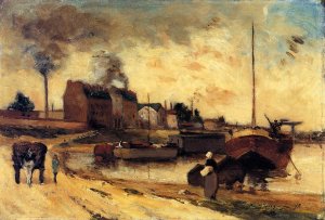 Cail Factories and Quai de Grenelle by Paul Gauguin Oil Painting