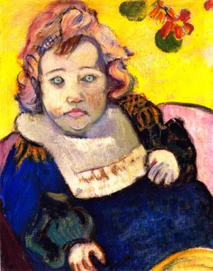 Child with Bib by Paul Gauguin - Oil Painting Reproduction