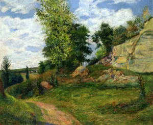 Chou Quarries at Pontoise - I by Paul Gauguin Oil Painting