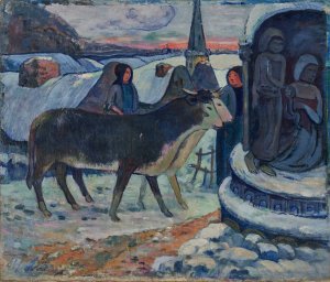 Christmas Night by Paul Gauguin Oil Painting