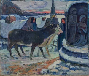 Christmas Night by Paul Gauguin Oil Painting
