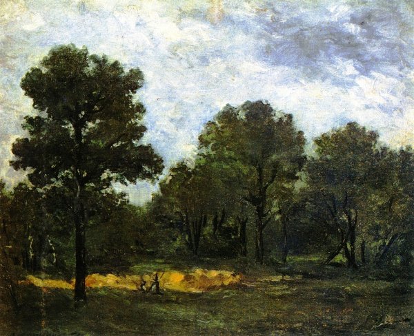 Main Product Photo of Clearing II Painting by Paul Gauguin